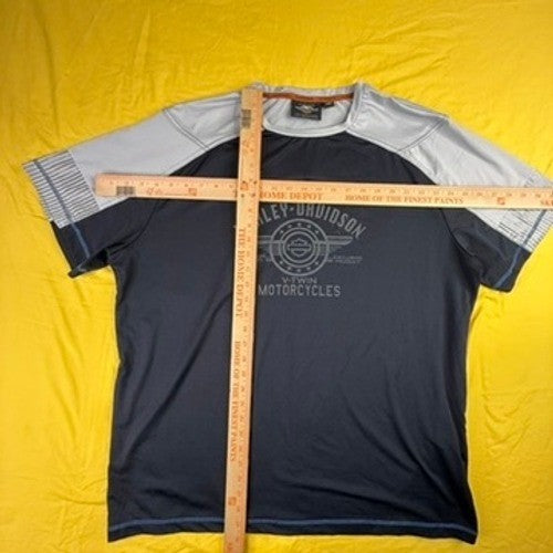Harley Davidson Genuine Motorclothes Reflective Short Sleeve Jersey Tee Size