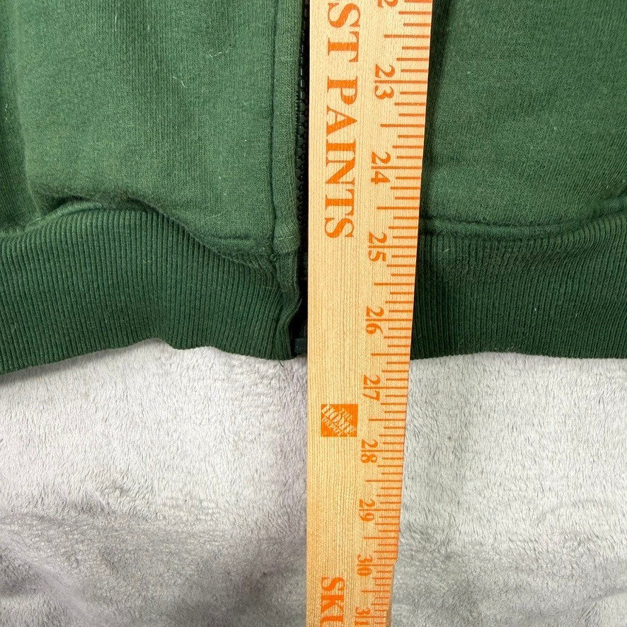US Polo Assn Green Full Zip Hoodie Double Pony Logo Men's Medium