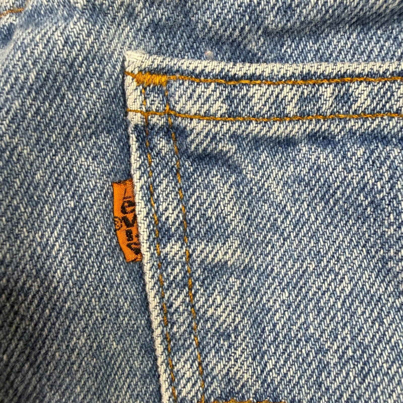 Levi's 509 Relaxed Fit Jeans Mens W38 L34 Blue Denim Made in USA