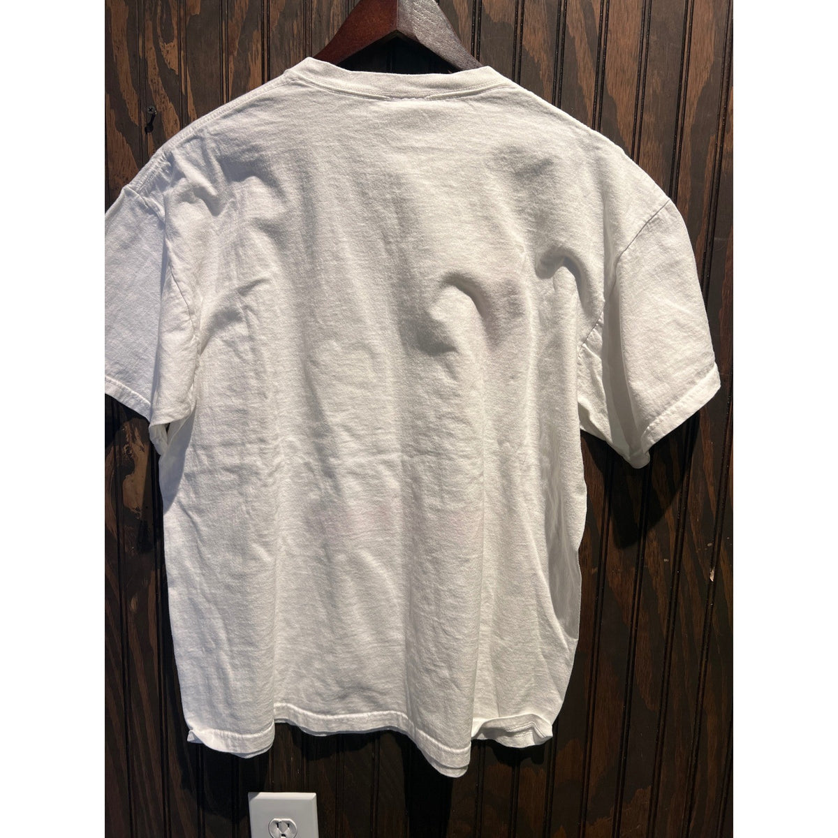 Vintage Fruit of the Loom Holy Bible Read The Instructions Graphic Tee White L