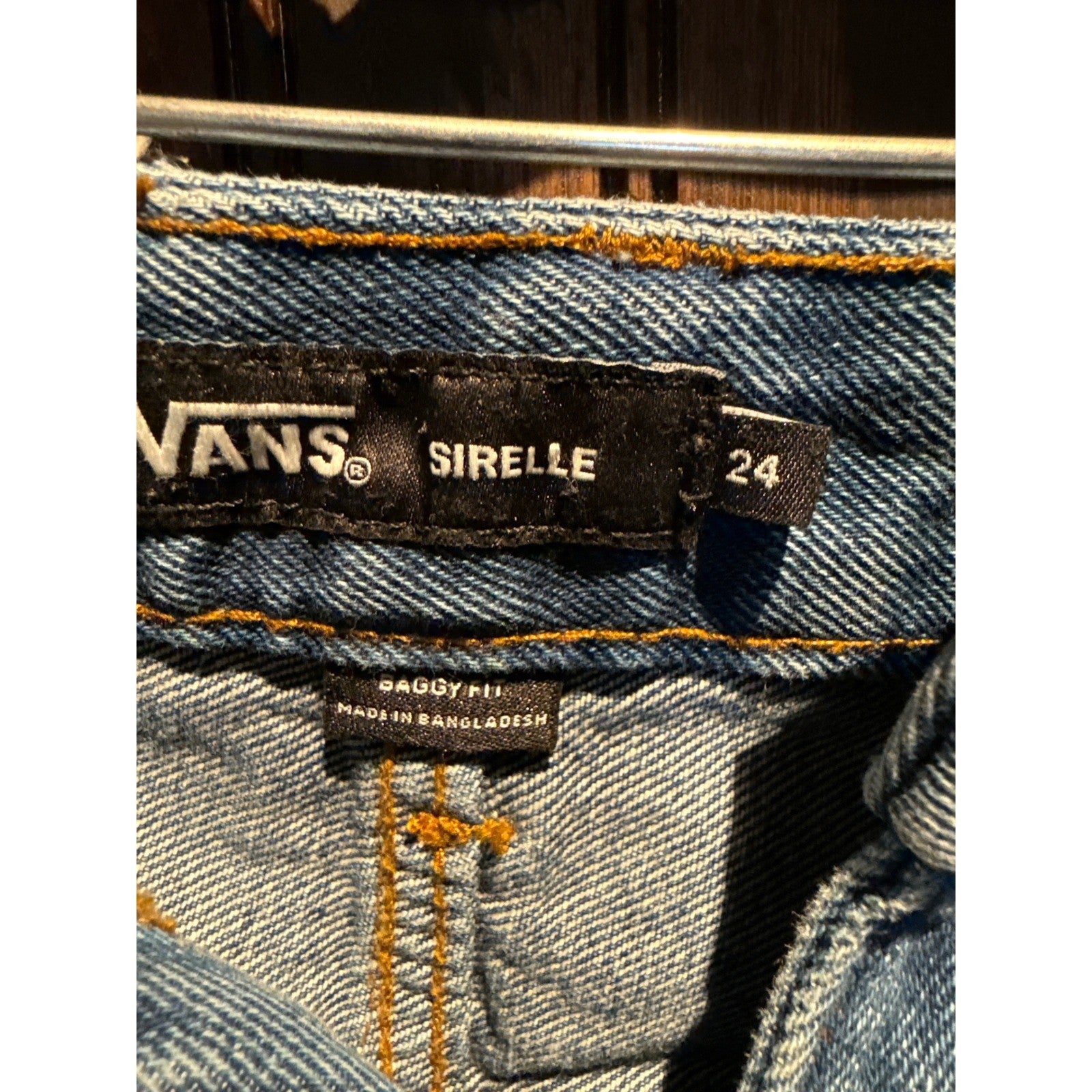Bubblegum USA Wide Leg Jeans Blue Medium Wash Embroidered Star Lightning Bolt 28