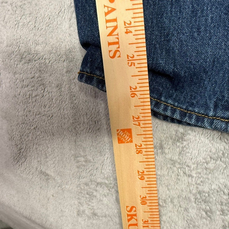 Levi's 501 Button Fly Jeans Medium Wash Denim Straight Leg Men's Size 32x30