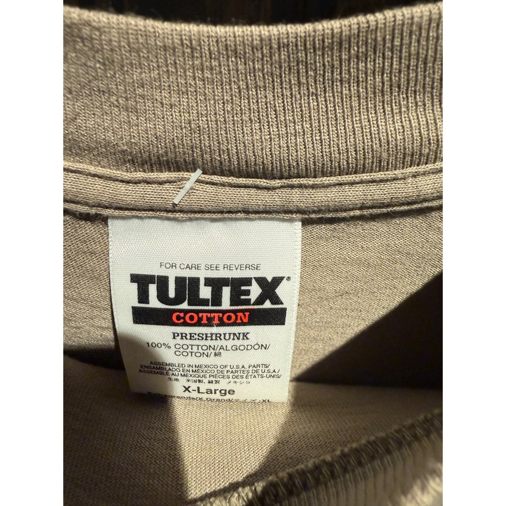 Vintage 1996 Buckwheat Little Rascals Tultex Graphic T-Shirt Tan Mens XL 22x30