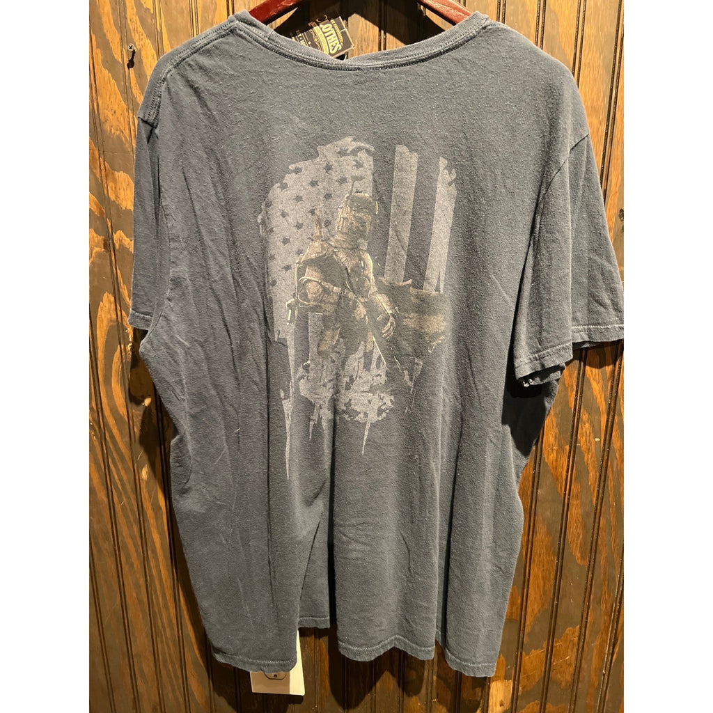 Star Wars Mandalorian Mythosaur Skull Graphic T-Shirt Charcoal Grey XL 27x30
