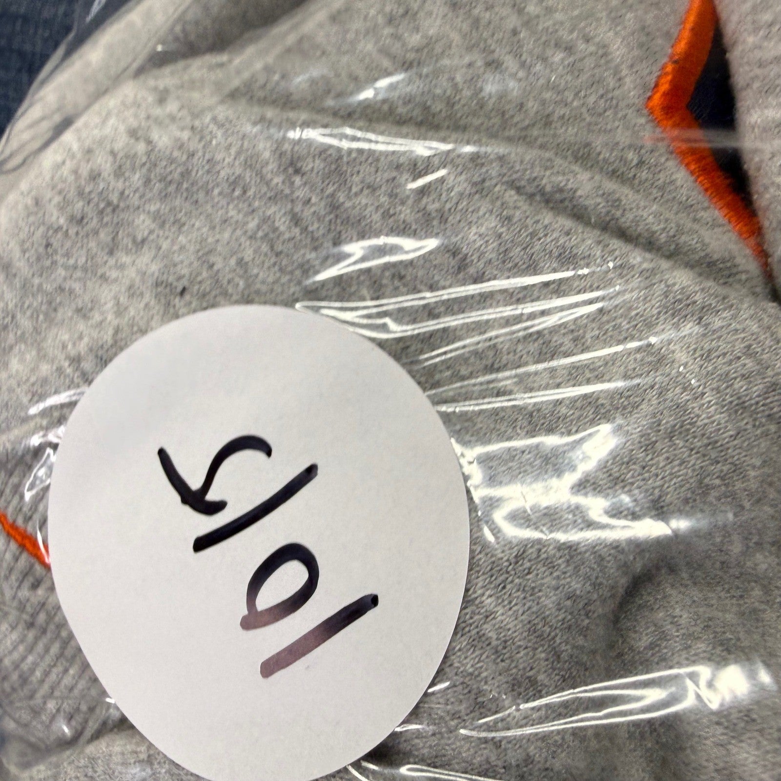 Nike Auburn Tigers NCAA Raglan Hoodie Gray Orange Logo Pullover Men XL