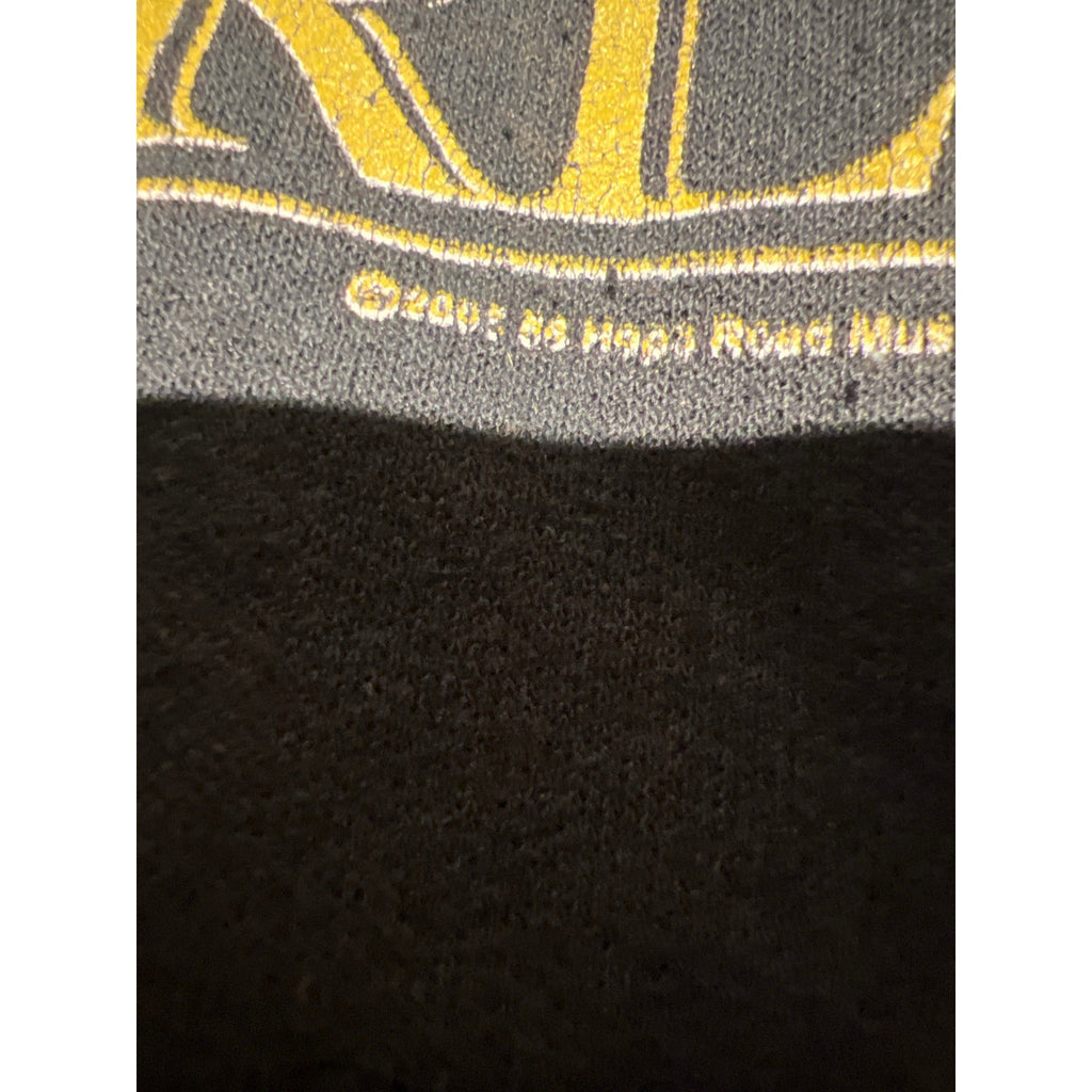Bob Marley Zion Rootswear Black Graphic Hoodie Reggae Music Sweatshirt XL