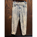 Vintage Lee Acid Wash Jeans High Waisted Tapered Leg Light Wash Denim 28x29