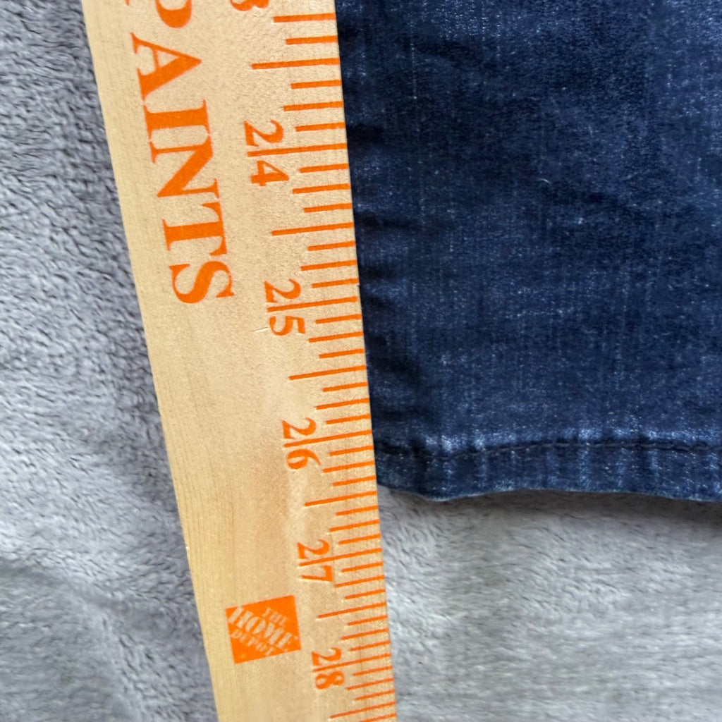 True Religion Jennie Mid Rise Skinny Jeans Womens Size 34 Red Stripe