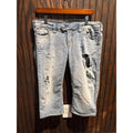 Silver Jeans Co Suki Mid Capri Distressed Light Wash Denim Jeans Size 30 17x17