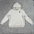 Carhartt Mens Relaxed Fit Pullover Hoodie Sweatshirt XXLarge Beige Logo