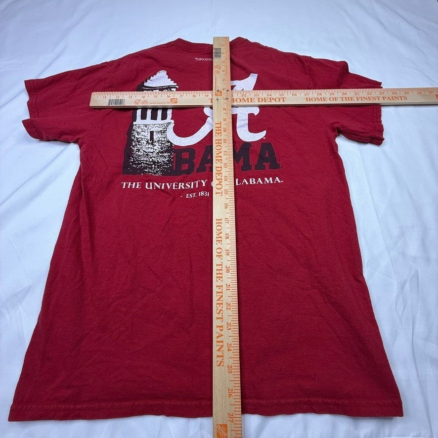 University of Alabama Crimson Tide Elephant Graphic T Shirt Gildan Red