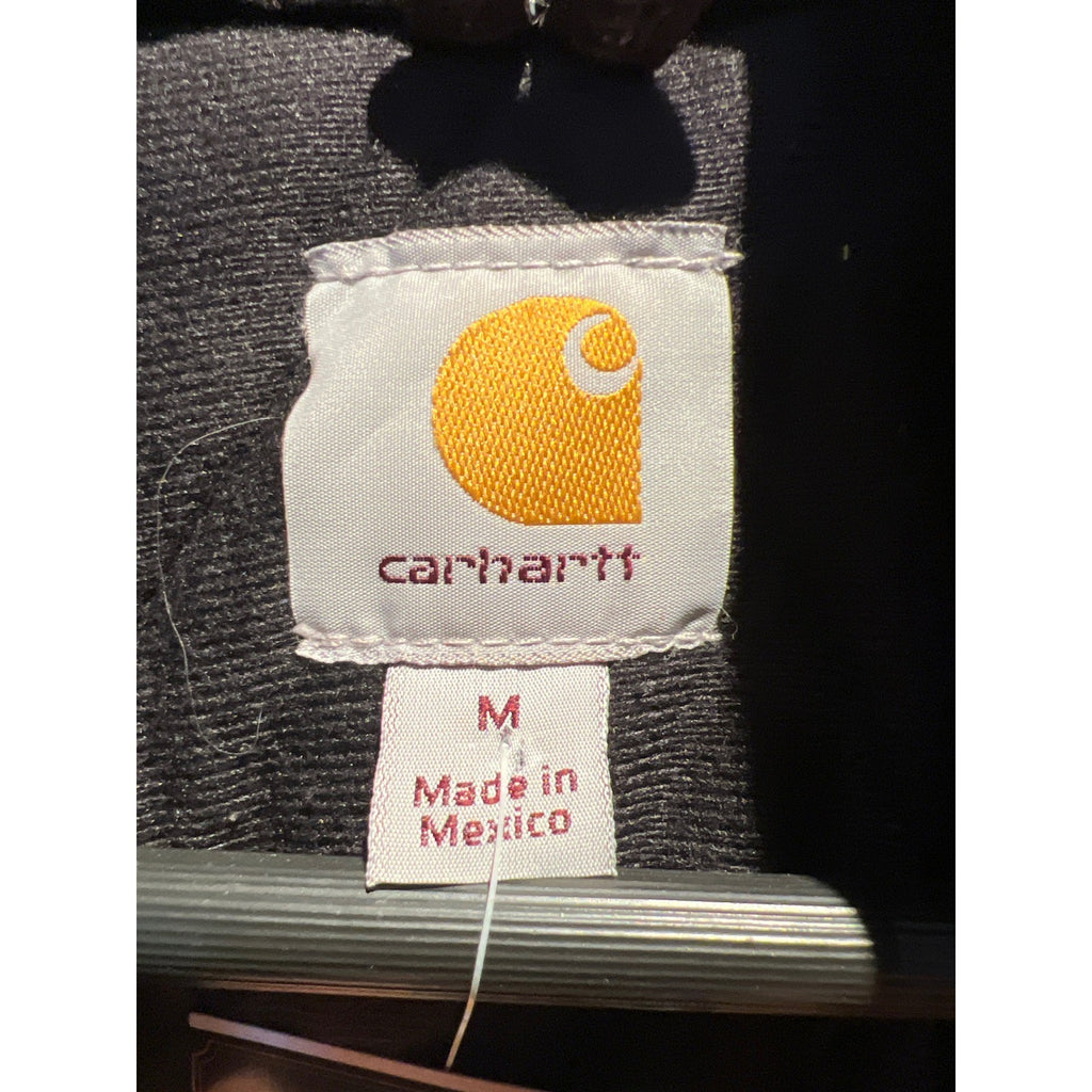 Carhartt Santa Fe Brown Duck Canvas Jacket Enbridge Logo Western Yoke XL