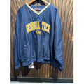 Vintage Pro Player Georgia Tech Yellow Jackets V-Neck Windbreaker Navy Mens XL