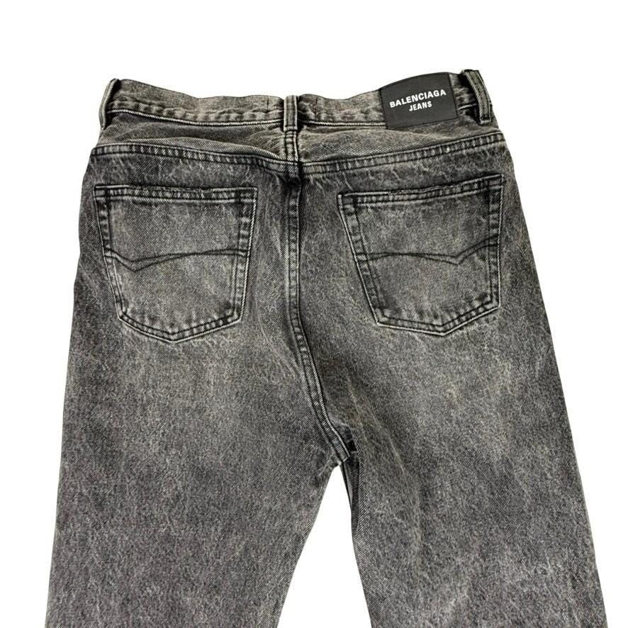 Balenciaga Lost Tape Flare Size 30 Washed Black Jeans