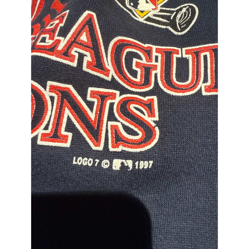 Vintage 1995 Cleveland Indians World Series American League Champions Sweatshirt