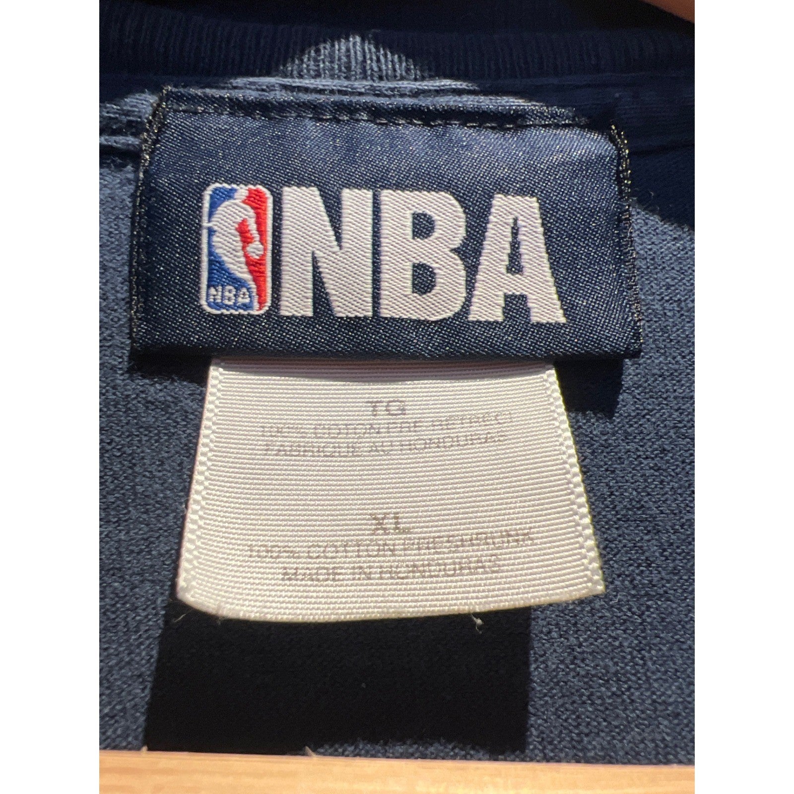 Vintage Indiana Pacers NBA Eastern Conference Finals 2004 T-Shirt Navy Blue XL