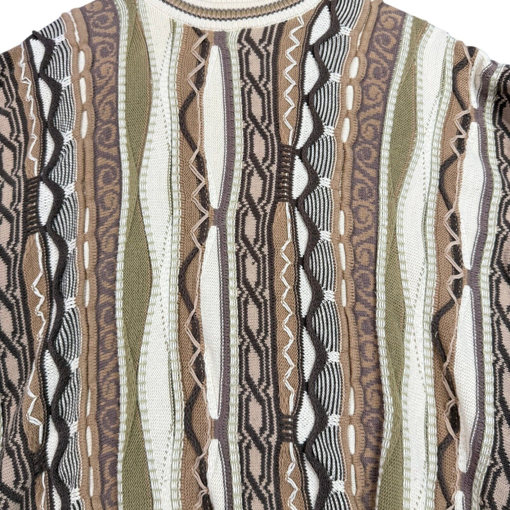 Coogi Style Sweater by The Executive New York Mens L Cotton Knit Casual