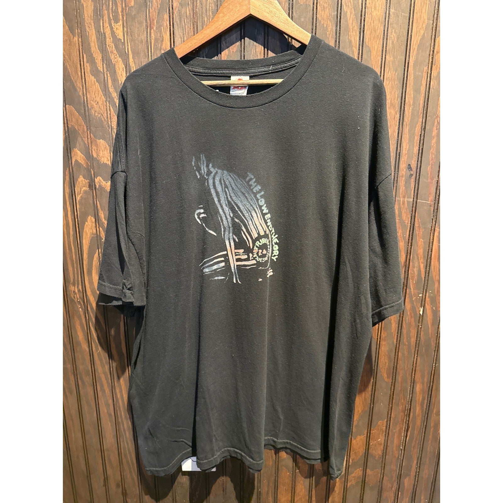 Vintage 90s A Tribe Called Quest The Low End Theory Rap Tee Black XL 28x32