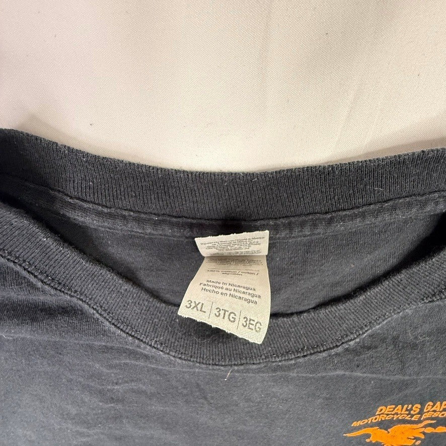 Deal's Gap Motorcycle Resort Dragon T Shirt Mens 3XL Black Long Sleeve