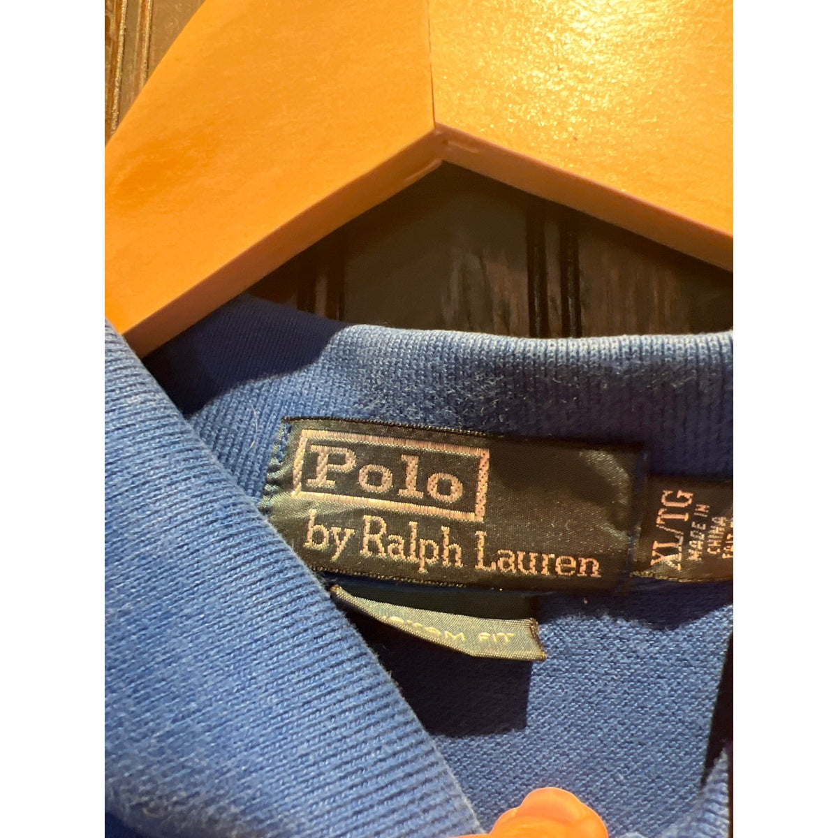 Polo Ralph Lauren Big Pony Canada Flag Blue Polo Shirt Mens XL 22x31