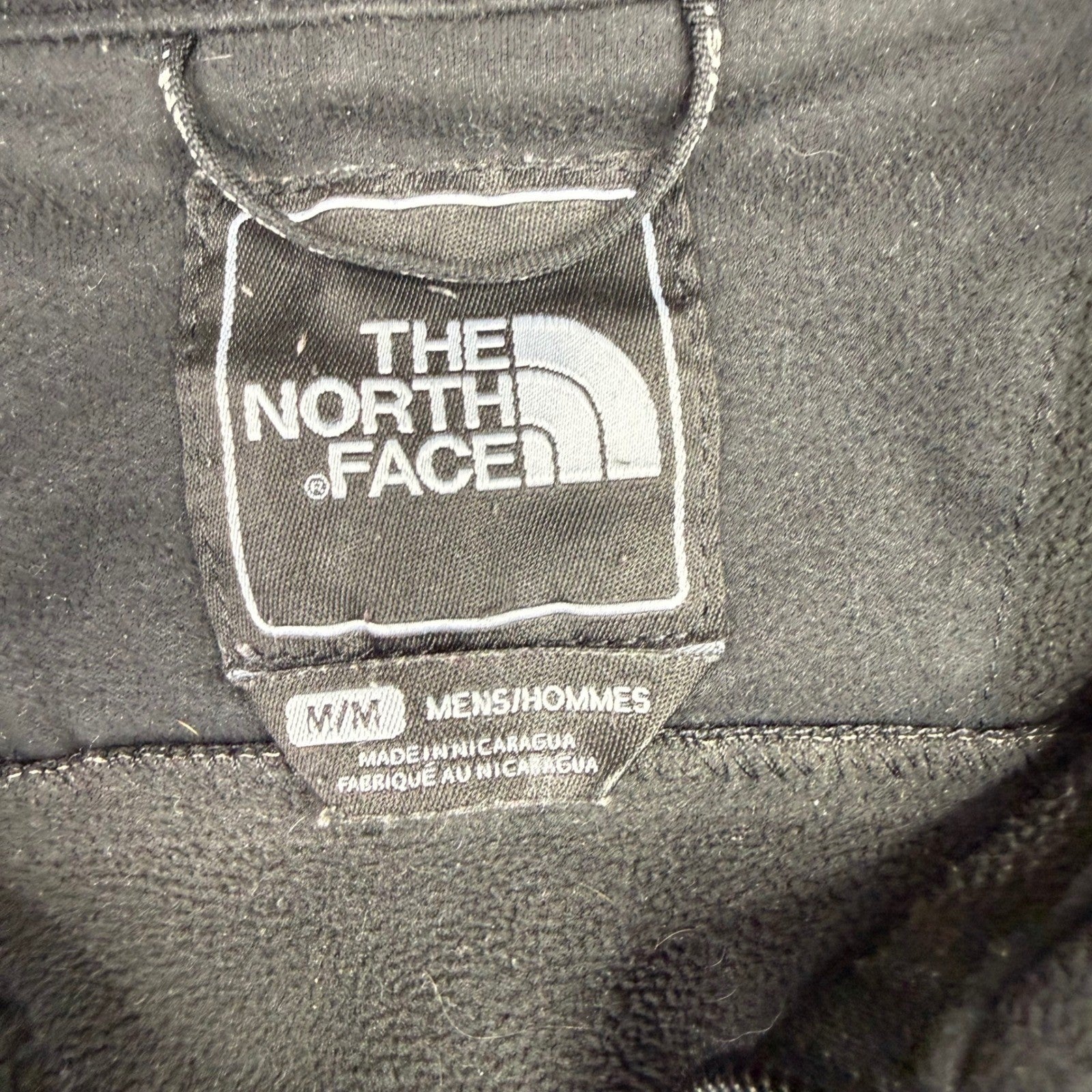 The North Face Mens Medium Black Full Zip Soft Shell Jacket TNF
