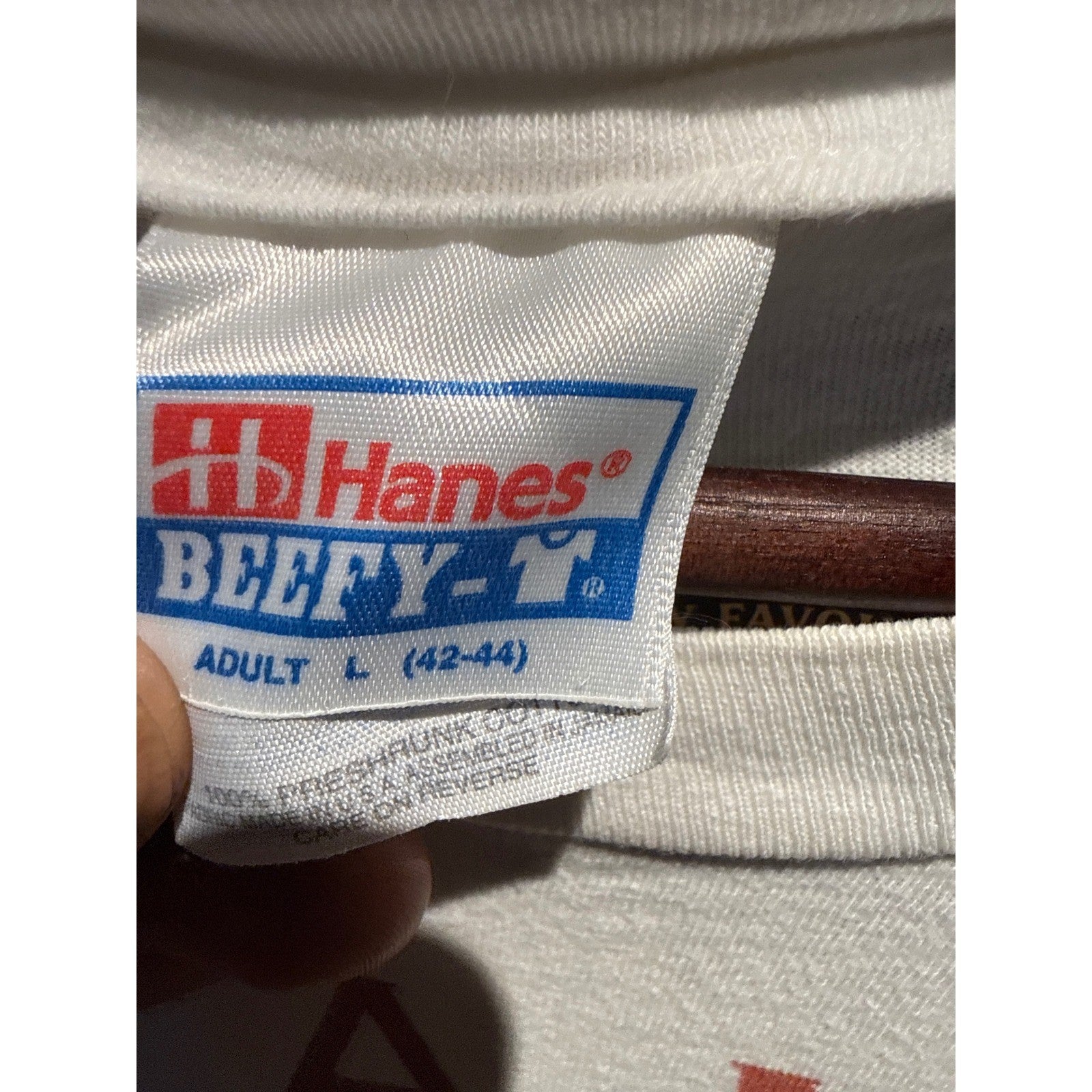 Vintage 1996 Atlanta Centennial Olympic Games Hanes Beefy-T White Shirt XL 23x28