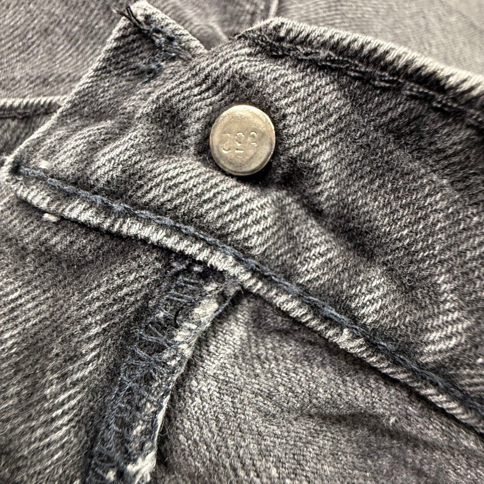 Levi's 550 Black Wash Relaxed Fit Jeans Men's 36x34 100% Cotton Made in USA