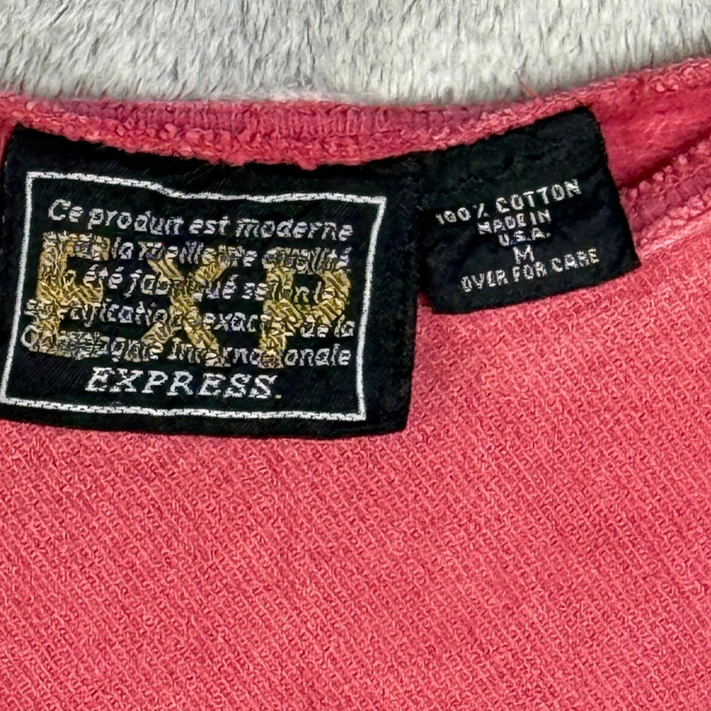 Express Pink Eton vs Harrow Croquet Club Graphic Sweatshirt Mens Medium Cotton