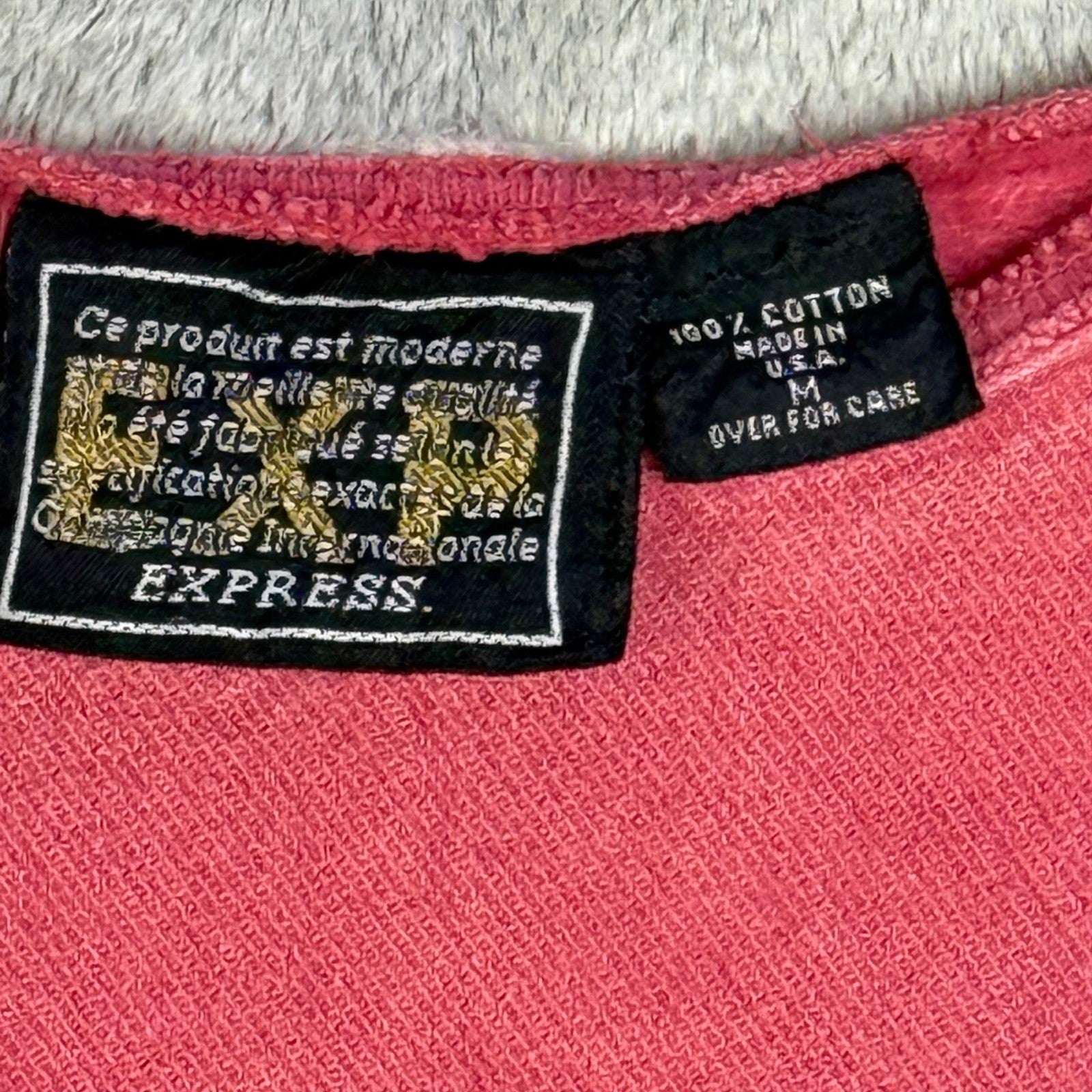 Express Pink Eton vs Harrow Croquet Club Graphic Sweatshirt Mens Medium Cotton