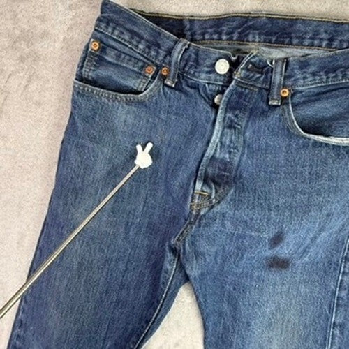 Levi's 501 Button Fly Jeans Medium Wash Denim Straight Leg Men's Size 32x30