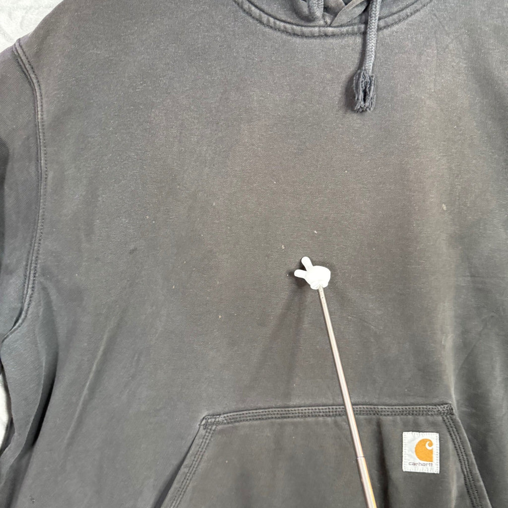 Carhartt Mens XL Gray Cotton Long Sleeve Hooded Sweatshirt K288
