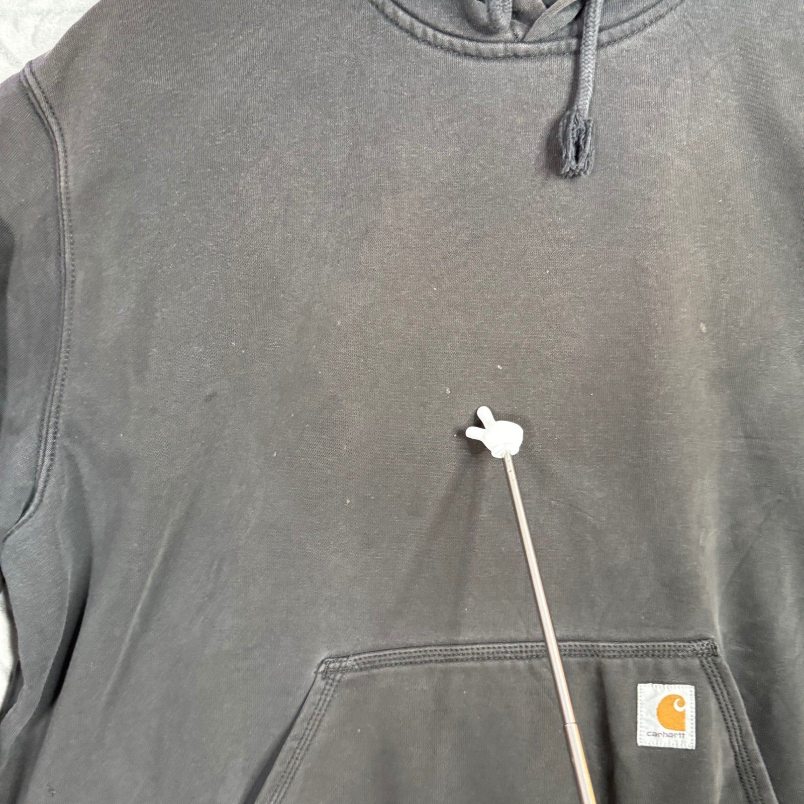 Carhartt Mens XL Gray Cotton Long Sleeve Hooded Sweatshirt K288