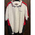 Chase Authentics Budweiser Racing Polo Shirt White Red Black Mens Medium