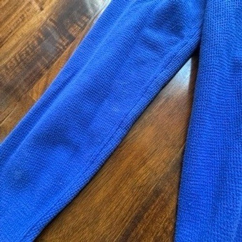 Polo Ralph Lauren Mens Blue Waffle Knit Long Sleeve Sleep Shirt Varsity P Small