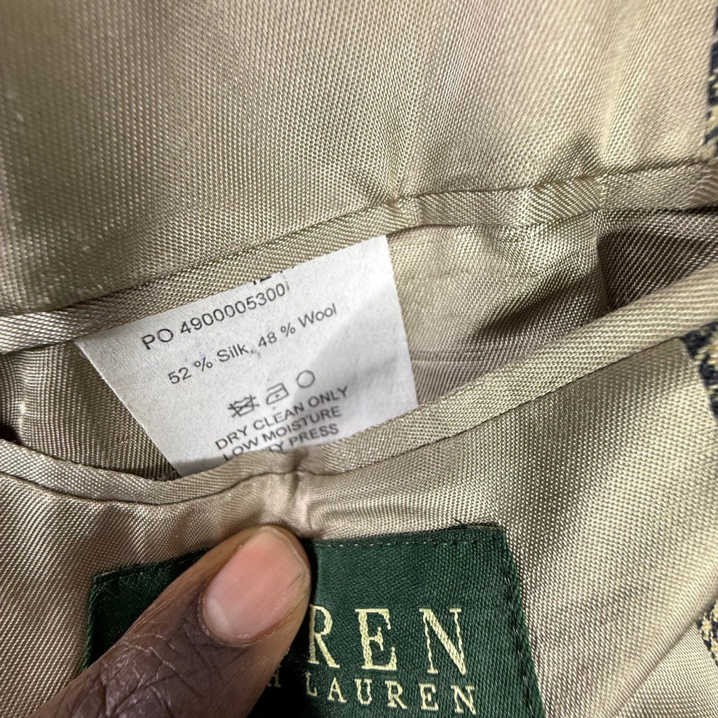 90s vintage Polo Ralph Lauren sport coat (Made in USA, 100% wool, herringbone)