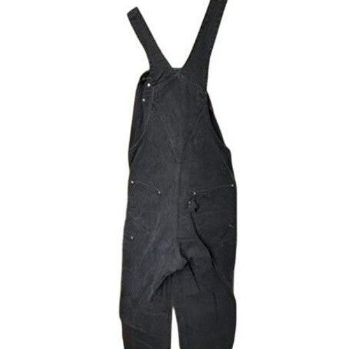 Carhartt Black Mens Bib Overalls Workwear Duck Canvas Straps Size 38x30