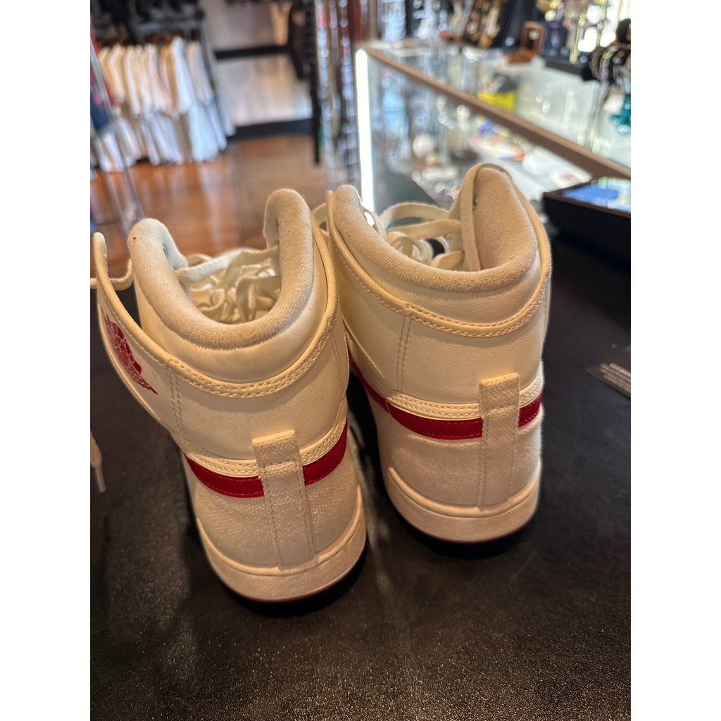 Nike Air Jordan 1 AJKO White Rush Orange Canvas High Top DO5047-108 Mens Sneaker