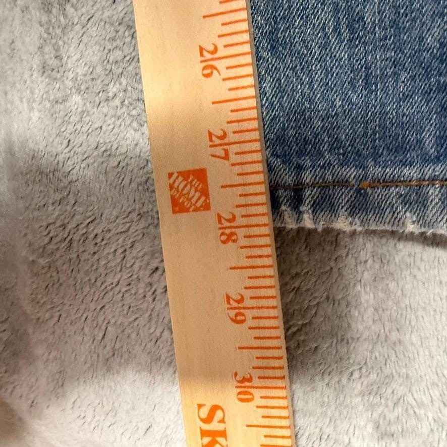 Vintage Levi's 505 Orange Tab Jeans USA Made Zip Fly Distressed date p5/75