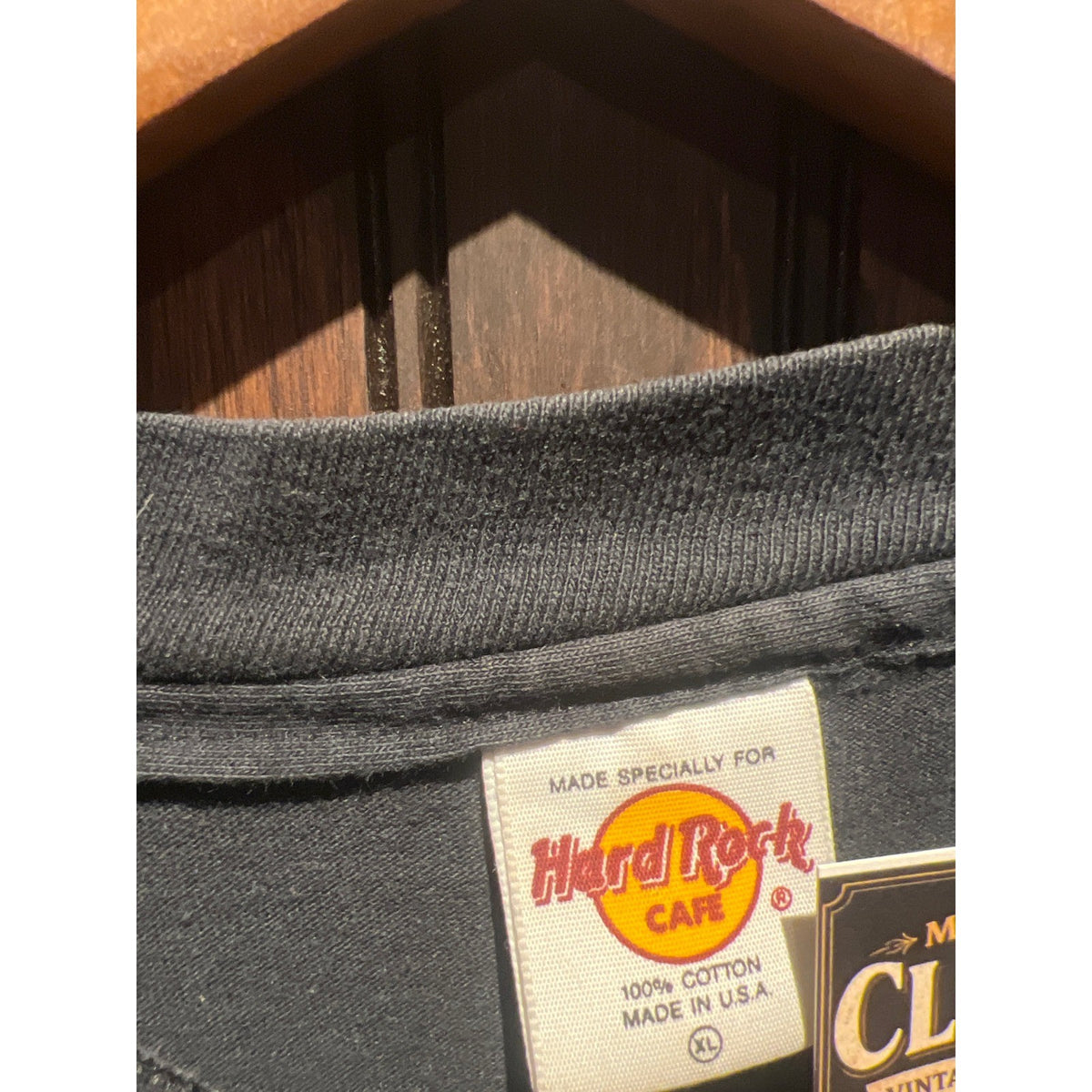 Vintage Hard Rock Cafe Las Vegas T Shirt Faded Black Single Stitch 90s Small