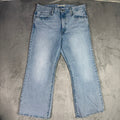 Levi's 94 Baggy Bootcut Jeans Light Wash Denim Size 31