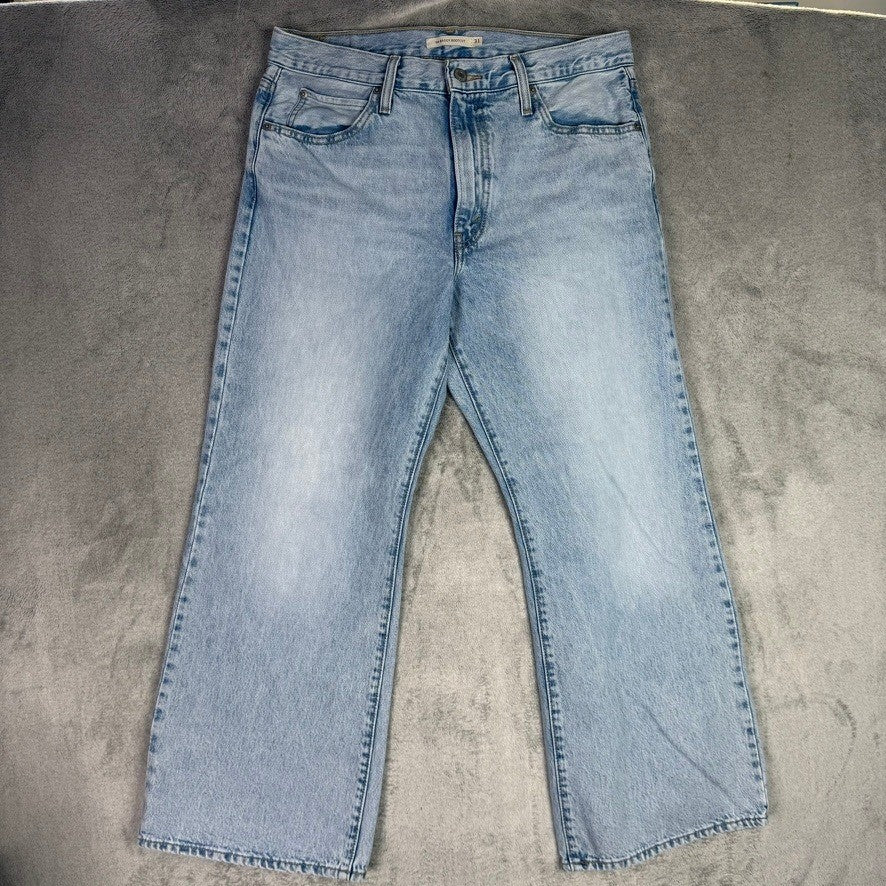 Levi's 94 Baggy Bootcut Jeans Light Wash Denim Size 31