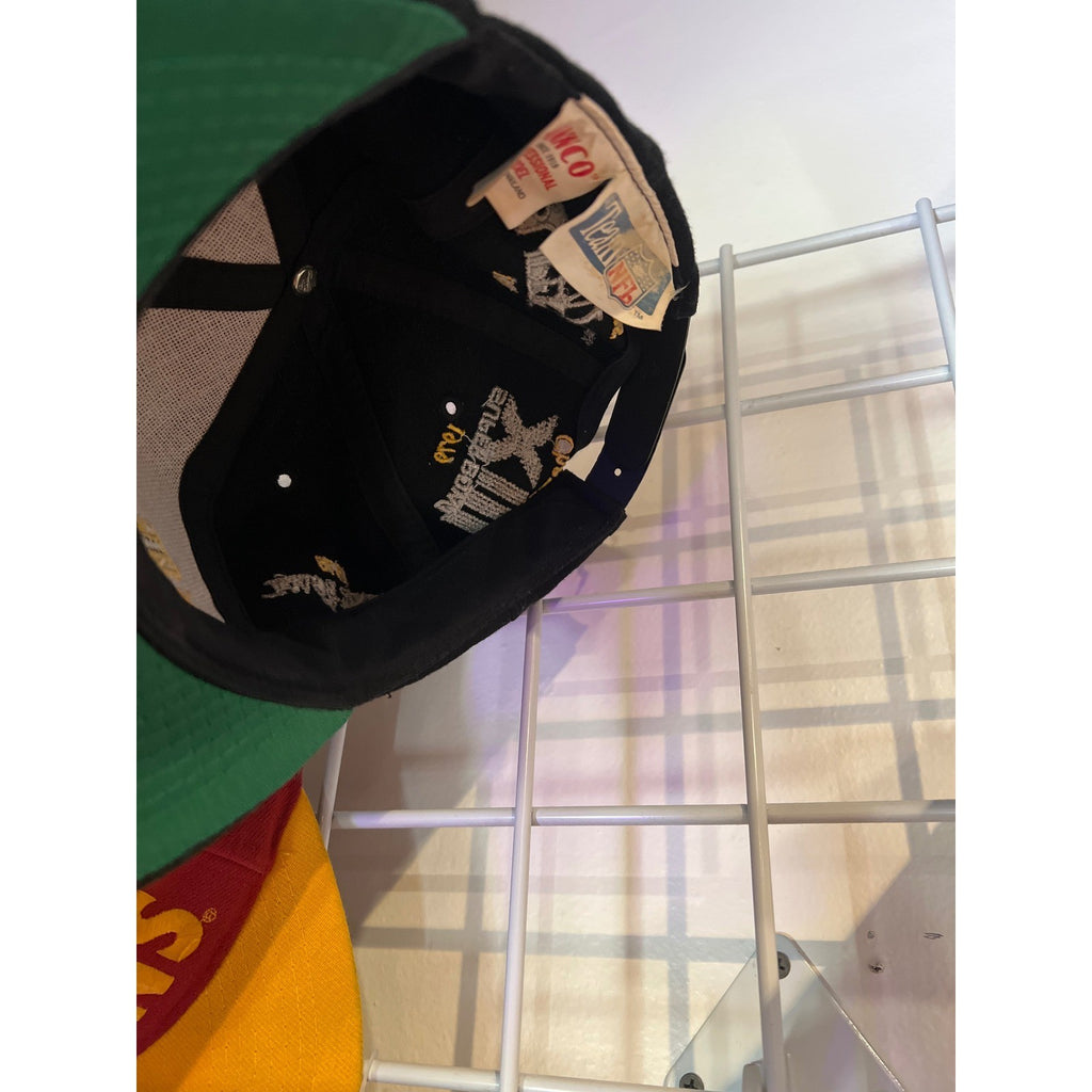 Pittsburgh Steelers Snapback Hat Black Gold NFL Football Embroidered Cap OSFM
