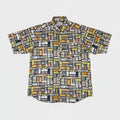 Columbia Sportswear Mens XLT Fishing Bait Lure Print Short Sleeve Button Up