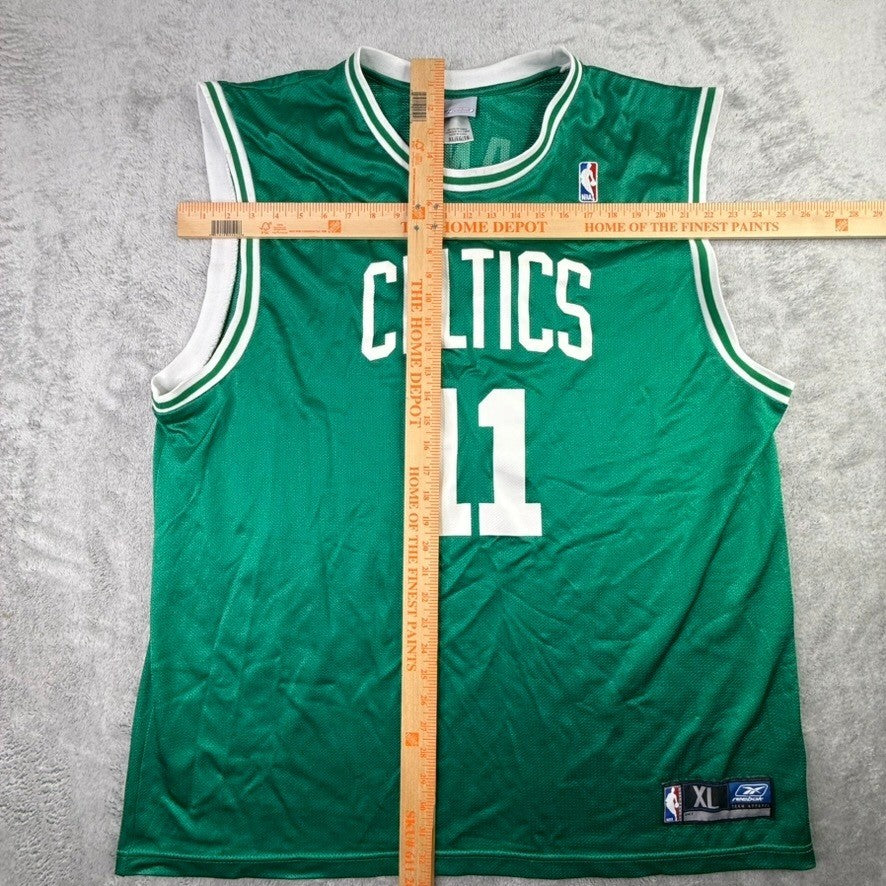 Reebok Boston Celtics Marcus Banks 11 NBA Jersey Mens XL Green Basketball Mesh