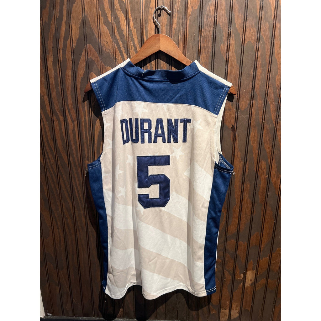 Nike USA Basketball Jersey Kevin Durant 5 White Navy Red Olympic Size 48