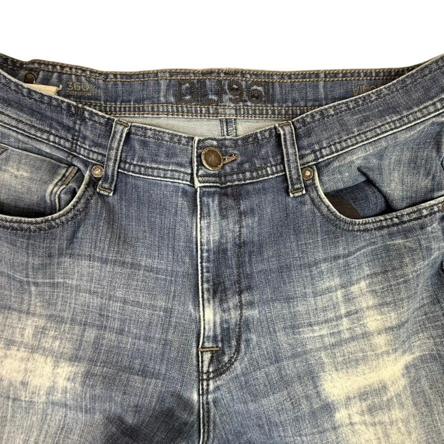 DL96 Vince Mens Straight Leg Jeans Blue Faded Medium Wash Denim Size 33x31