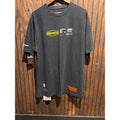 Heron Preston Black Graphic Logo Patch Streetwear T-Shirt Mens XL 24x32