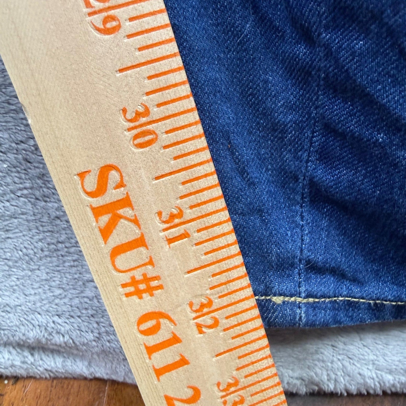 LEVIS ENGINEERED JEANS 32 Mens Blue Denim Straight Leg Pants