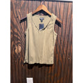 American Eagle Outfitters Womens Olive Green V-Neck Tank Top Sleeveless Small