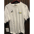 Vintage AM 750 WSB Radio T-Shirt White Distressed Thrashed Atlanta News Talk
